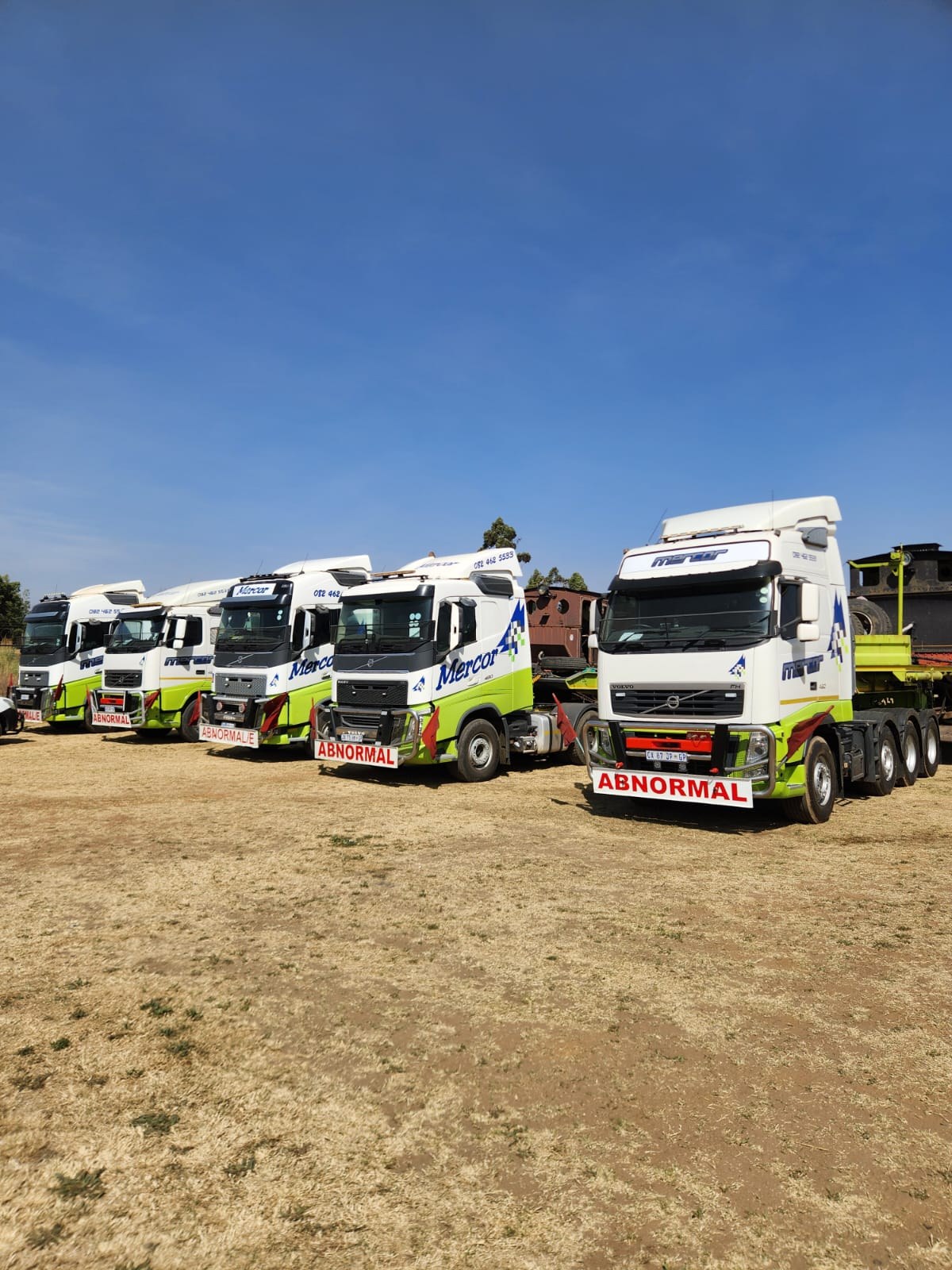 Mercor Transport abnormal fleet lineup